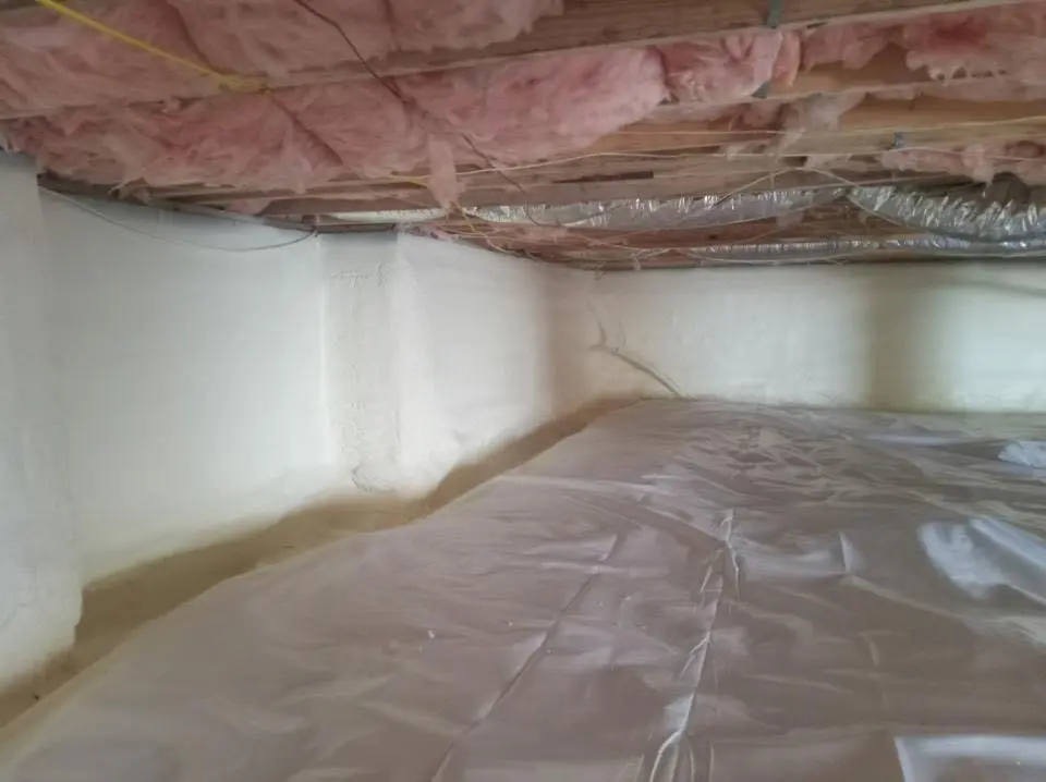 Crawl space encapsulation with closed-cell spray foam for Roof Maintenance in Richmond Hill